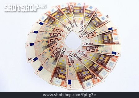 
                Kreis, Euro, Geldschein                   