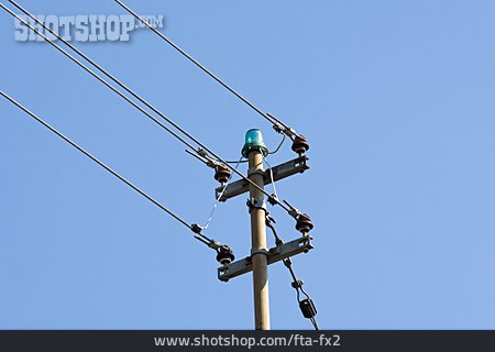 
                Stromleitung, Hochspannungsmast                   