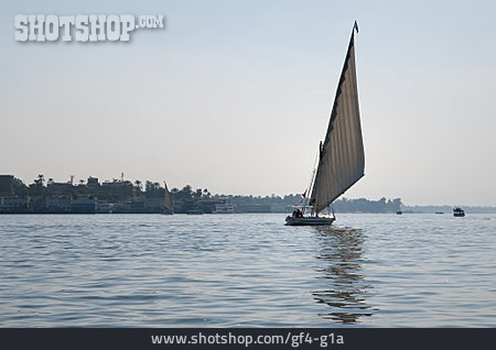 
                Segelboot, Nil, Felucke                   