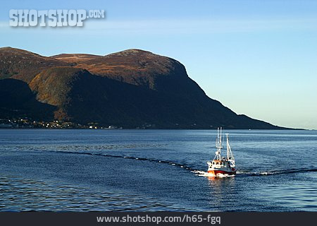 
                Fishing Boat, Norway, Fjord                   