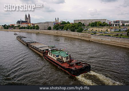 
                Elbe, Transportschiff, Flussschifffahrt                   