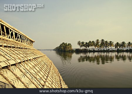 
                Hausboot, Kerala, Backwaters                   
