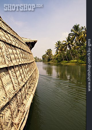
                Hausboot, Kerala, Backwaters                   