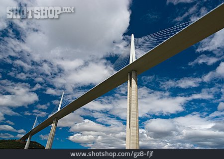 
                Autobahnbrücke, Viadukt, Viaduc De Millau                   