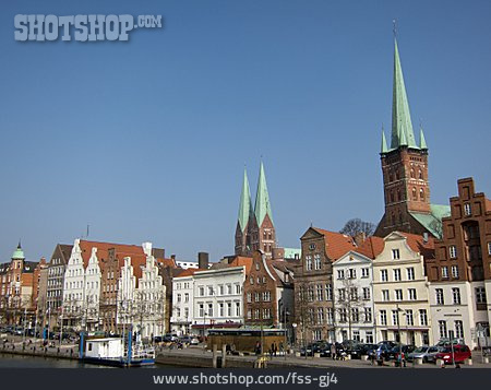 
                Stadtansicht, Lübeck                   