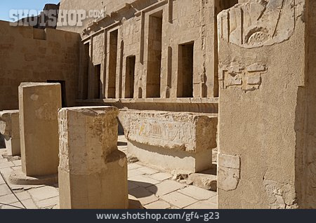 
                Archäologie, Tempel, Altar, Hatschepsut                   