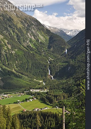 
                Tal, österreich, Krimmler Wasserfälle                   