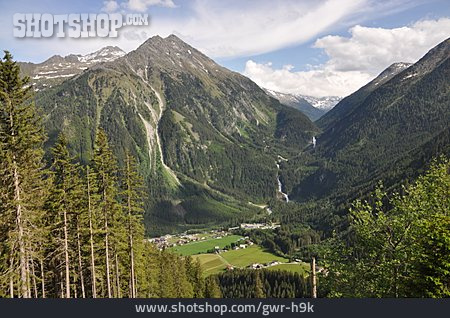 
                Tal, österreich, Krimmler Wasserfälle                   