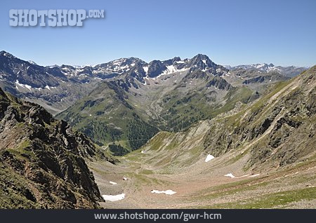 
                Berglandschaft, Stubaier Alpen, Kühtai Berge                   