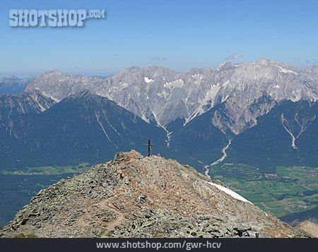 
                Gipfel, Gipfelkreuz, Stubaier Alpen, Pirchkogel                   