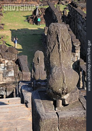 
                Skulptur, Tempelanlage, Bakong                   