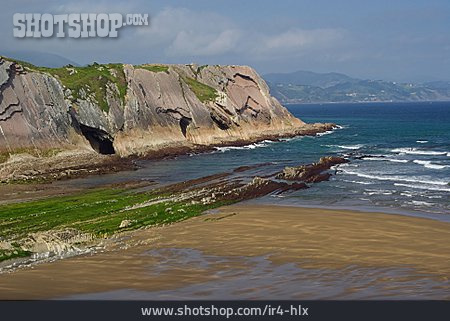 
                Bucht, Atlantikküste, Baskische Küste                   