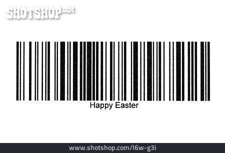 
                Einkauf & Shopping, Ostern, Strichcode, Barcode                   