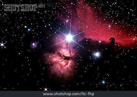 
                Astronomie, Sternhaufen, Pferdekopfnebel                   