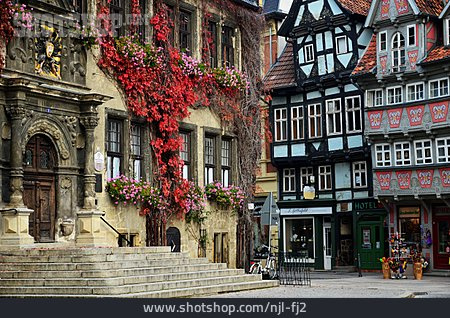
                Altstadt, Rathaus, Quedlinburg                   