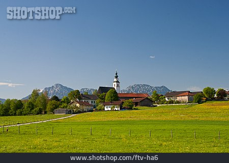 
                Dorf, Bayern, Oberbayern, Berchtesgadener Land, Weildorf                   
