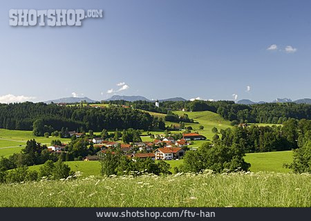 
                Dorf, Oberbayern, Ortschaft, Surberg                   