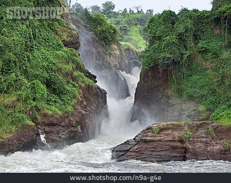 
                Wasserfall, Naturschutzgebiet, Murchison Falls, Murchison Falls National Park                   