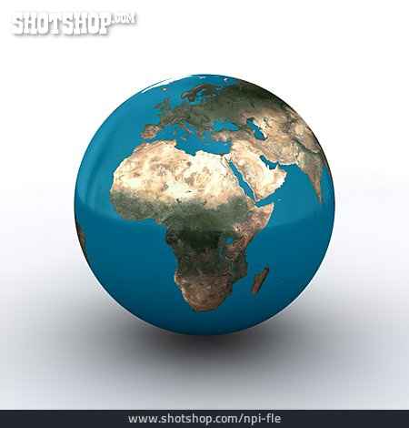 
                Weltkugel, Afrika, Globalisierung                   