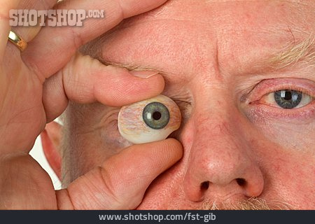 
                Augapfel, Augenprothese                   