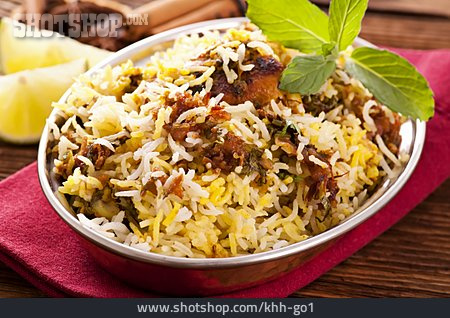 
                Reisgericht, Indische Küche, Masala                   