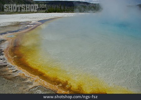 
                Heiße Quelle, Yellowstone-nationalpark                   