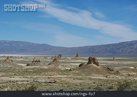 
                Wüste, Kalifornien, Trona Pinnacles                   