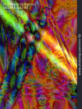 
                Hintergrund, Farben & Formen, Psychedelisch                   