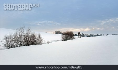 
                Schneelandschaft, Hohenlohe                   