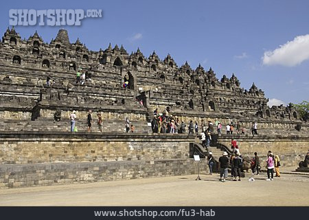 
                Buddhismus, Tempelanlage, Borobudur                   