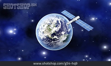 
                Weltkugel, Satellit                   