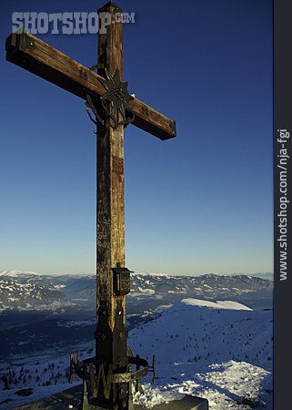 
                Kreuz, Gipfelkreuz, Kärnten, Goldeck                   