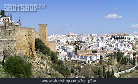 
                Stadtansicht, Andalusien, Ronda                   