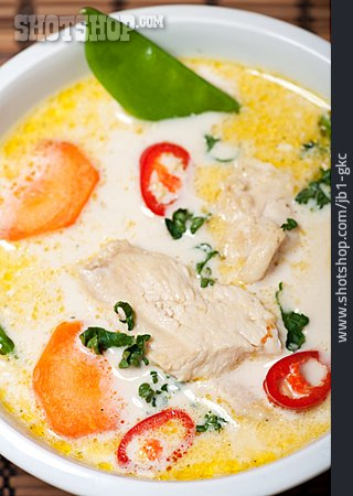 
                Suppe, Thailändische Küche, Tom Kha Gai                   