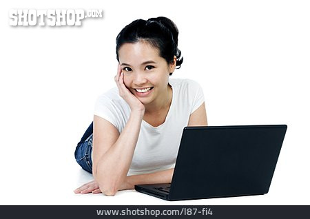 
                Laptop, Internet, Asiatin                   