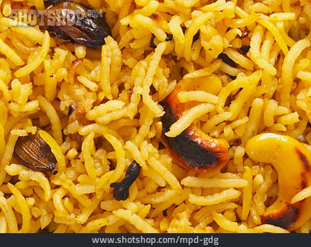
                Reisgericht, Indische Küche                   