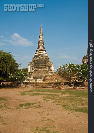 
                Tempel, Tempelanlage, Ayutthaya                   