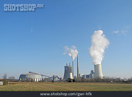 
                Industrie, Kohlekraftwerk, Kraftwerk, Großkrotzenburg                   