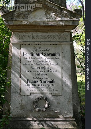 
                Friedhof, Grabstein, Sankt Marxer Friedhof                   