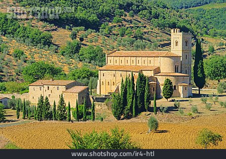 
                Kloster, Toskana, Sant Antimo                   