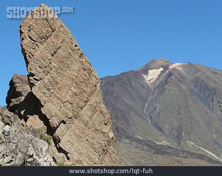 
                Fels, Vulkanlandschaft, Roques De García                   