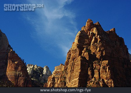 
                Utah, Zion-nationalpark, Navajosandstein                   