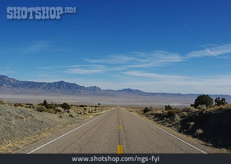 
                Wüste, Nevada, Landstraße                   