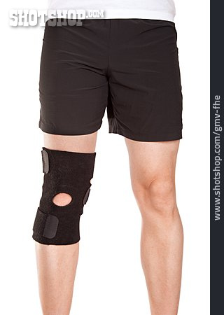 
                Knie, Verletzung, Bandage                   