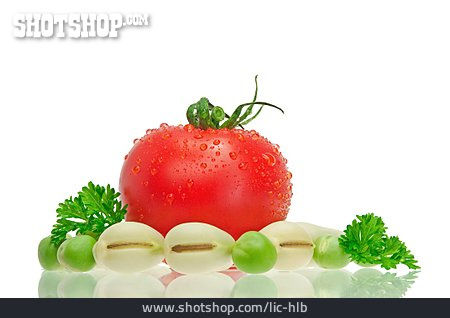 
                Gemüse, Tomate, Bohne, Erbse                   