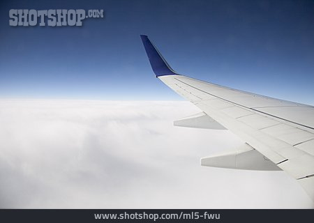 
                Himmel, Flugzeug, Wolkendecke, Tragfläche                   