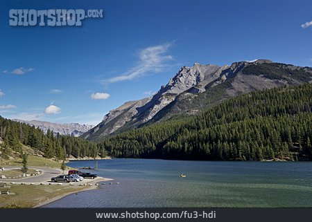 
                Kanada, Banff-nationalpark, Lake Minnewanka                   