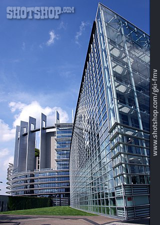 
                Bürogebäude, Europäisches Parlament, Straßburg                   