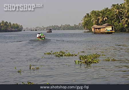 
                Indien, Backwaters                   