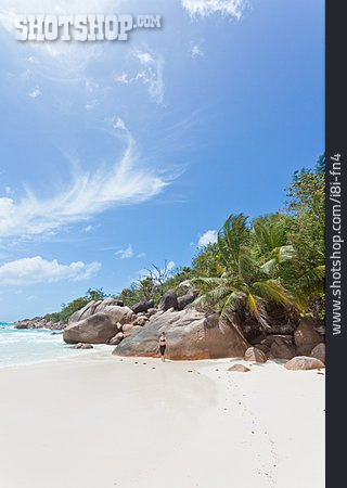 
                Strand, Tropisch, Sandstrand, Seychellen                   